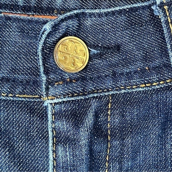 Tory Burch Tory Classic Bootcut Blue Jean - Picture 5 of 8